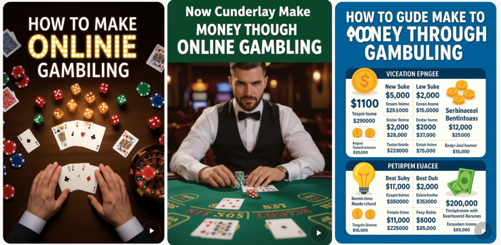 Online Gambling: How to Make Money, Best Sites & Complete Guide”ऑनलाइन जुआ (Online Gambling): पैसे कमाने के तरीके, बेस्ट साइट्स और पूरी जानकारी  online paisa raise kamaye betting se