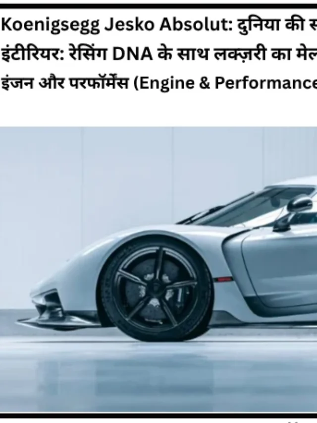 Koenigsegg Jesko Absolut: दुनिया की सबसे तेज़ सुपरकार | कीमत, फीचर्स और टॉप स्पीड (2025)